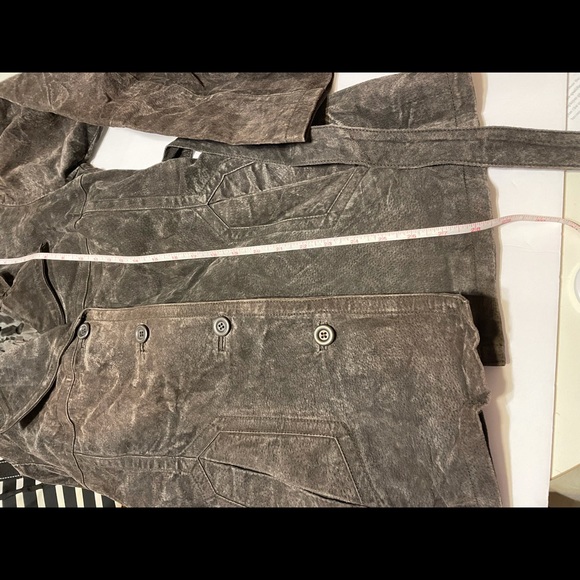 BB Dakota women's Sm brown leather lined  jacket - Picture 4 of 5